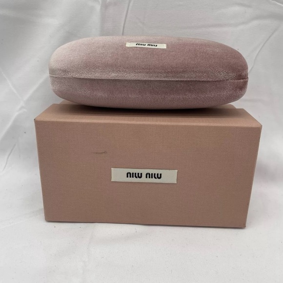 Miu Miu Womens Butterfly Sunglasses Honey Havana NWB - Picture 8 of 8